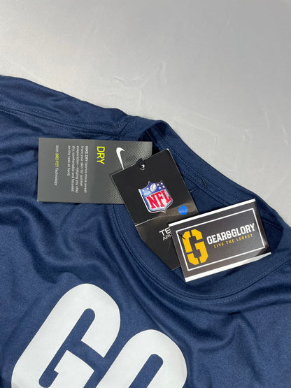 Nike Dri-FIT New England Patriots Performance Tee - Navy Blue - Men’s Medium