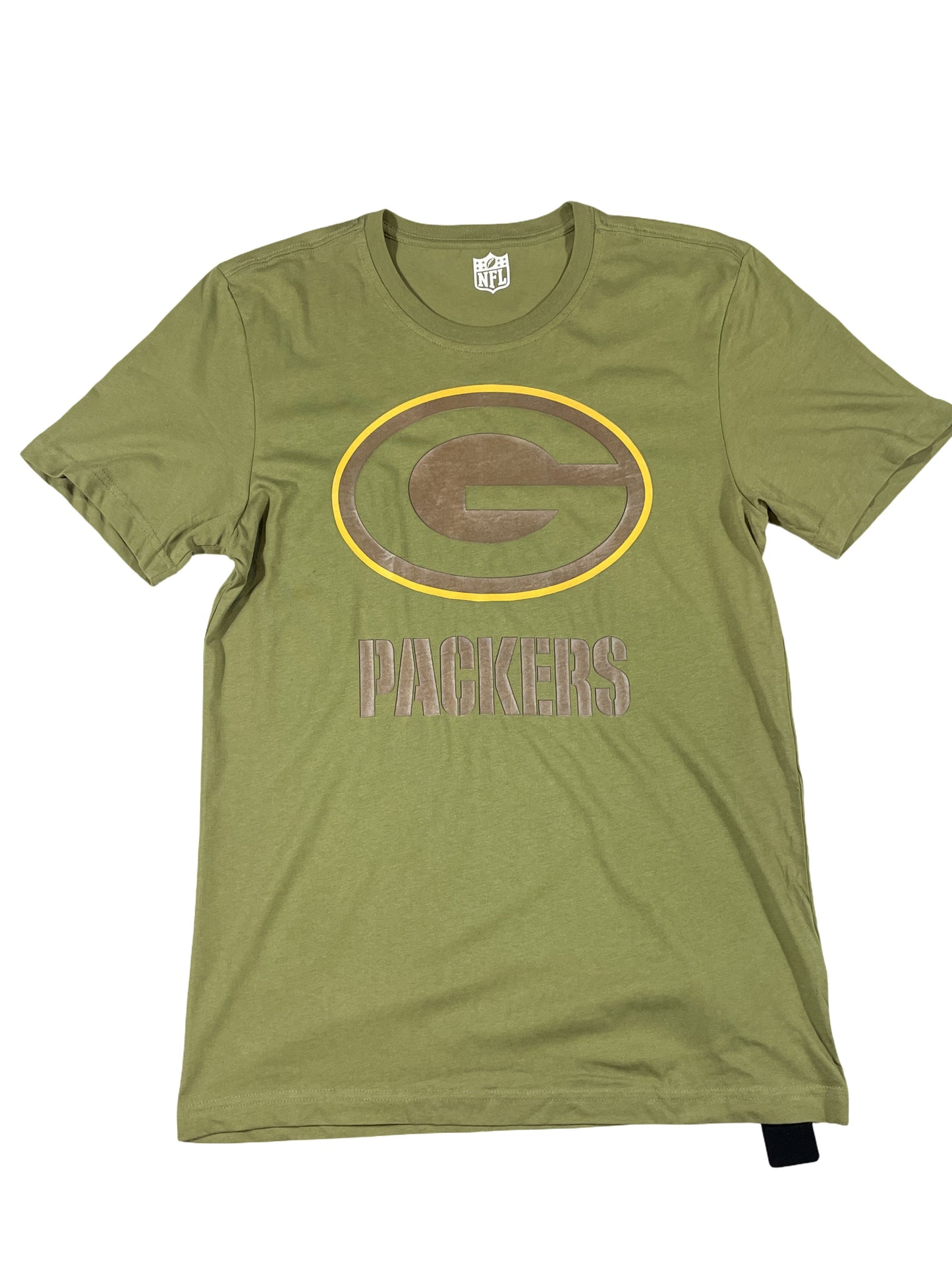 Green Bay Packers Olive T-Shirt – NFL Team Logo Tee | American Football Fanwear