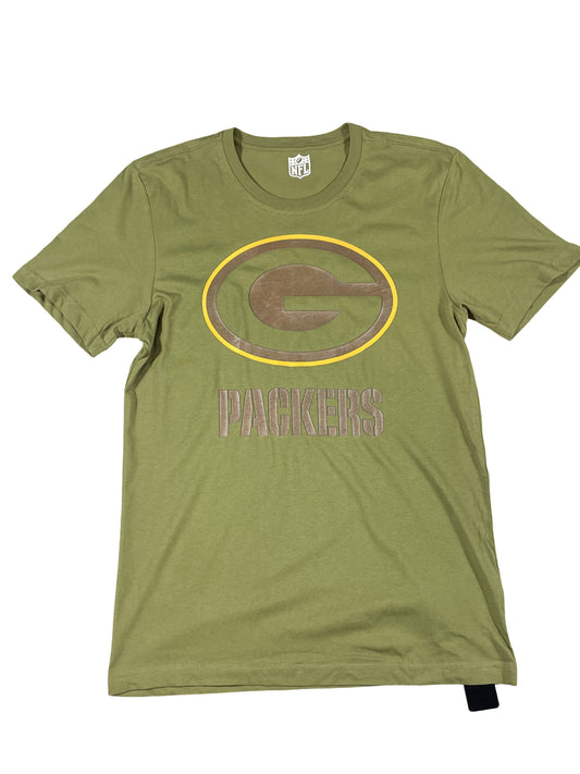 Green Bay Packers Olive T-Shirt – NFL Team Logo Tee | American Football Fanwear