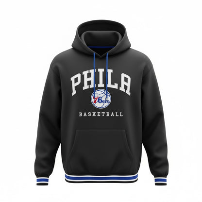 Philadelphia 76ers ‘Phila Basketball’ Hoodie – Black | NBA Fan Hoodie