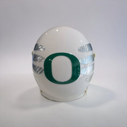 Oregon Ducks Schutt Mini Football Helmet – White & Green