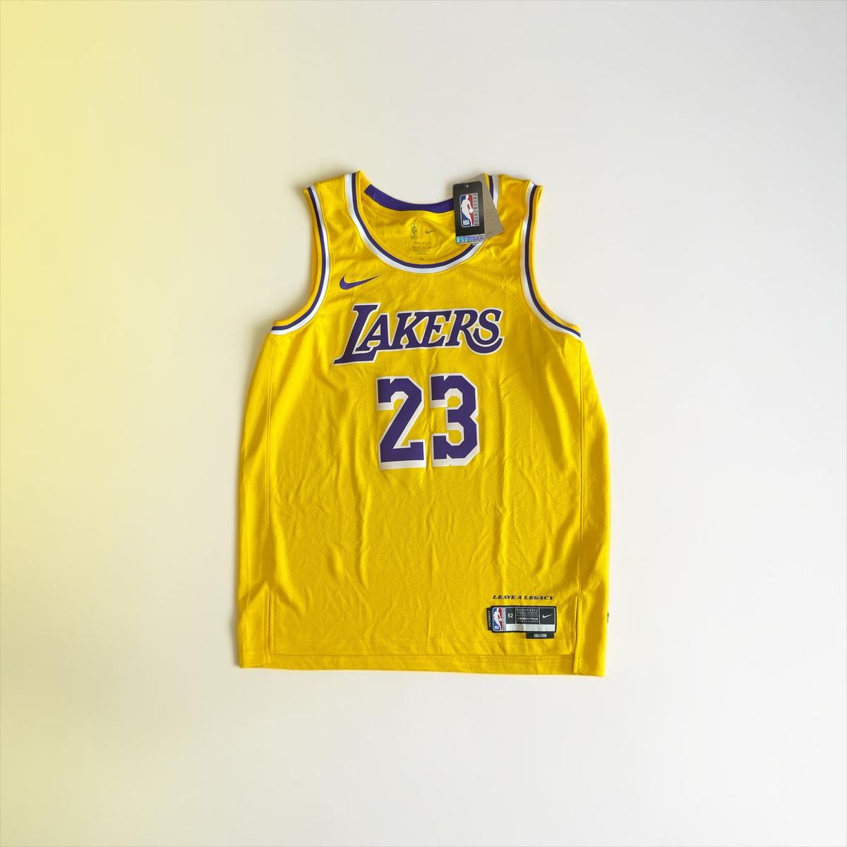 Nike LeBron James #23 LA Lakers Icon Edition Swingman Jersey – XL