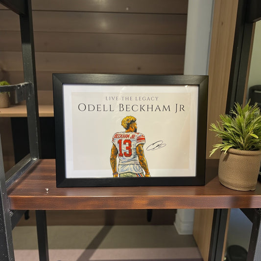 Live the Legacy™ – Odell Beckham Jr Framed Art Print