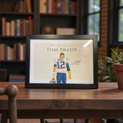 Live the Legacy™ – Tom Brady Framed Art Print