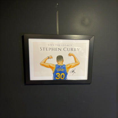 Live the Legacy™ – Stephen Curry Framed Art Print