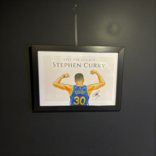 Live the Legacy™ – Stephen Curry Framed Art Print