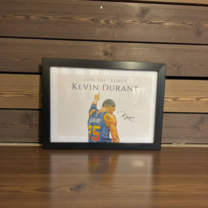 Live the Legacy™ – Kevin Durant Framed Art Print