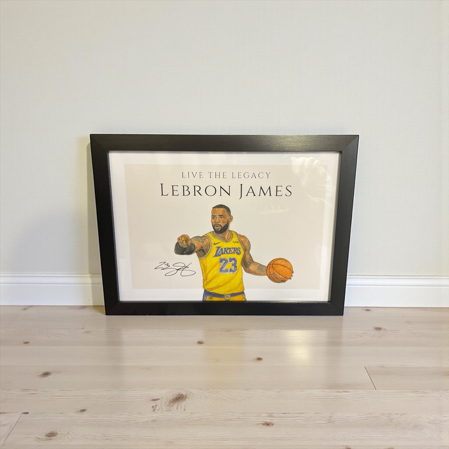 Live the Legacy™ – LeBron James Framed Art Print