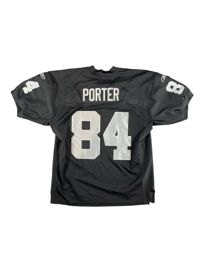 Jerry Porter Oakland Raiders #84 NFL Jersey – Reebok Raiders Football Jersey Black XXL