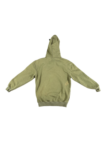 Vintage - Puma Olive Green Hoodie – Men’s Small – (Small Stain on arm)