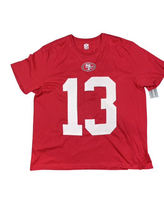 New San Francisco 49ers Brock Purdy #13 NFL Player Tee - Red - Men’s XXXL