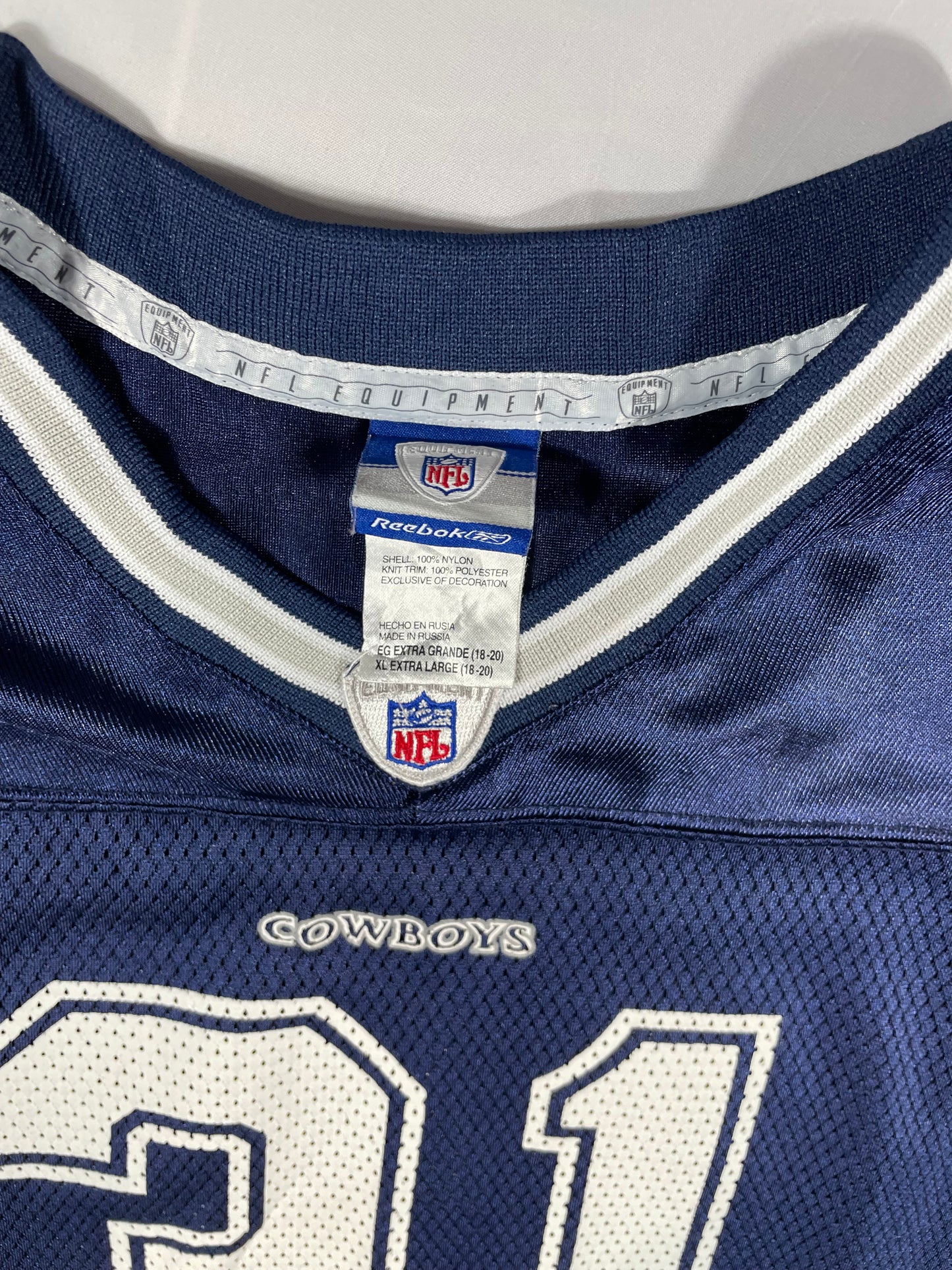 Dallas Cowboys Reebok NFL “On Field” Jersey – Roy Williams #31 – Navy – Teen XL