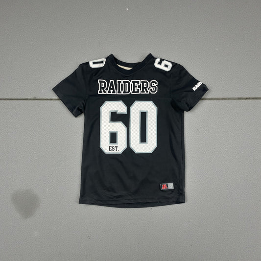 Las Vegas Raiders #60 Jersey – Kids Small – Black – Pre-Loved NFL