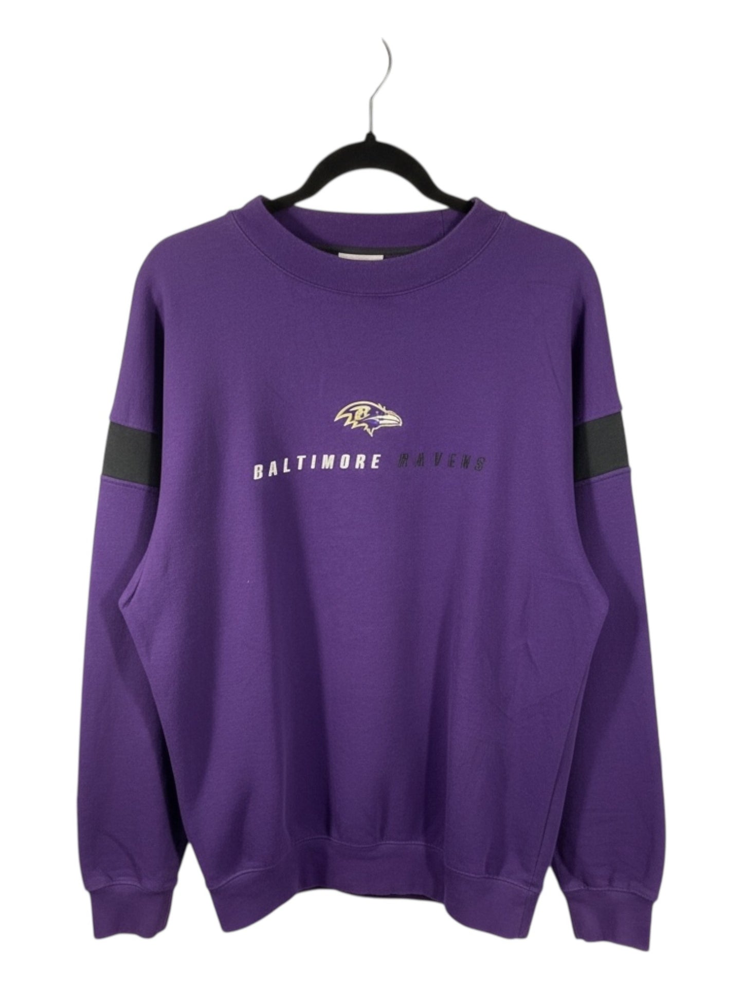 Vintage Baltimore Ravens NFL Embroidered Crewneck - Purple - XL - Late 90's/Early 2000's