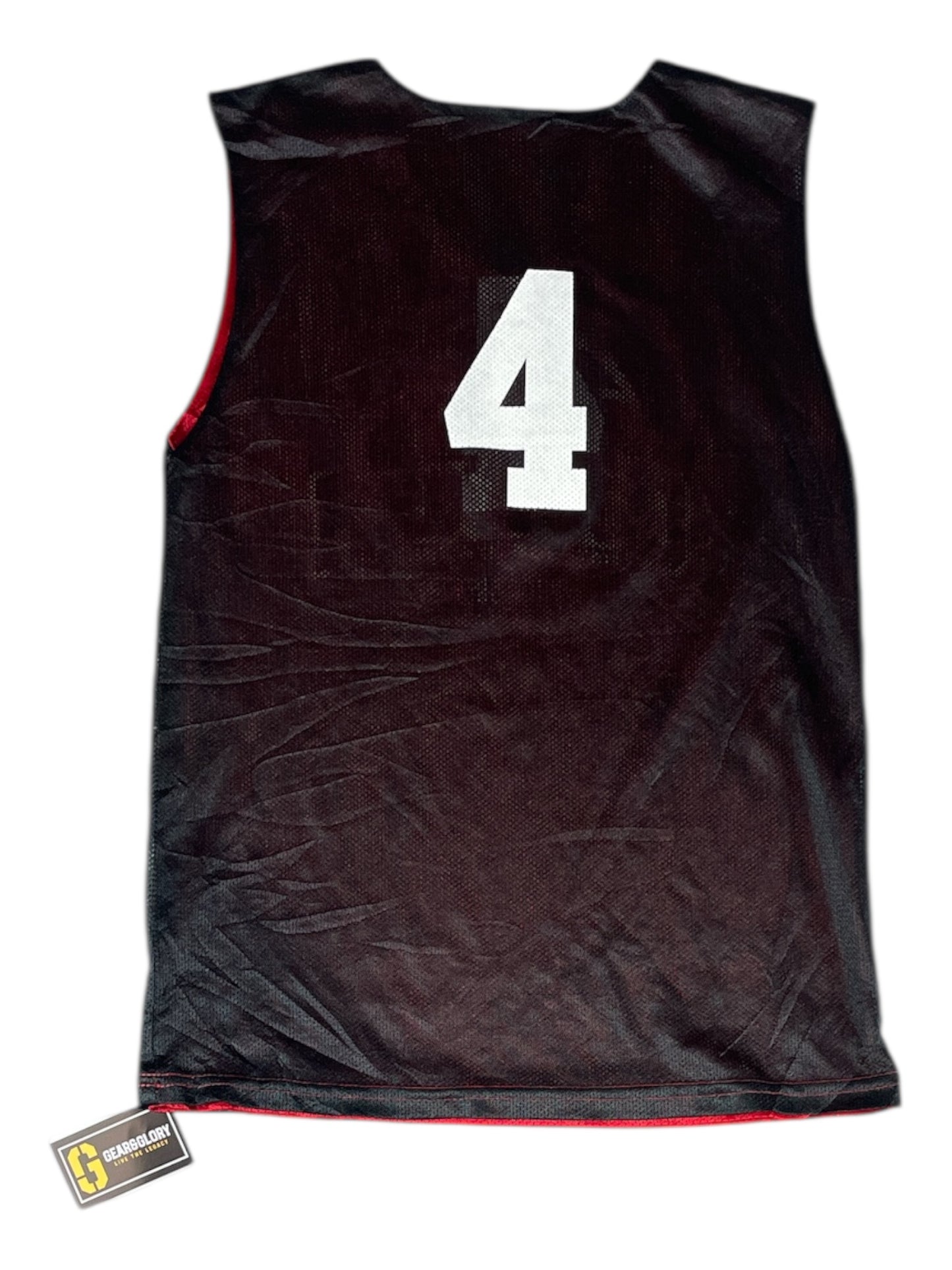 Vintage - Redwood Recreation Centre Reversible Basketball Jersey – Red / Black