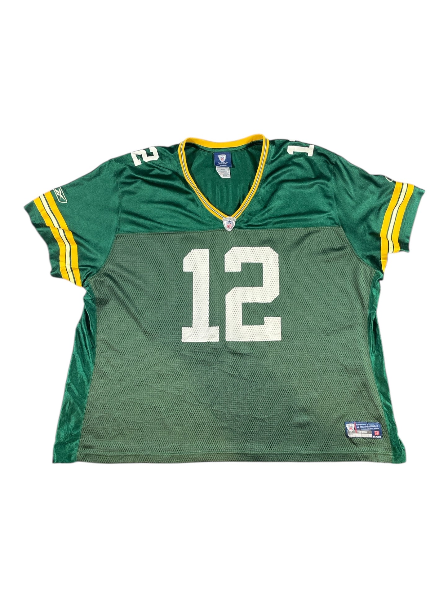 Vintage Reebok NFL Green Bay Packers Aaron Rodgers Jersey - Women's 4XL