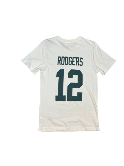 #12 Aaron Rodgers Green Bay Packers NFL T-Shirt - Men's Small