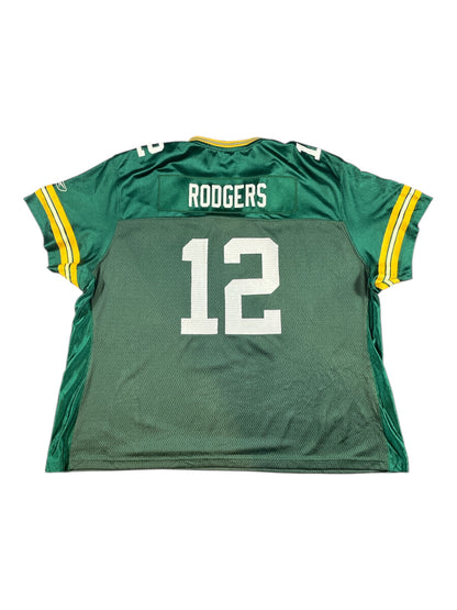 Vintage Reebok NFL Green Bay Packers Aaron Rodgers Jersey - Women's 4XL