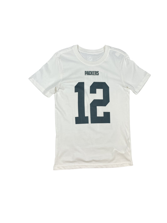 #12 Aaron Rodgers Green Bay Packers NFL T-Shirt - Men's Small