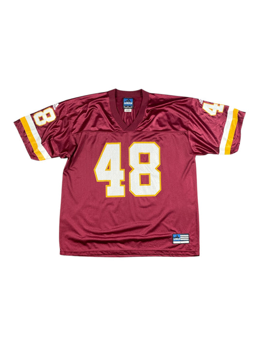 Rare Adidas Stephen Davis #48 Washington NFL Jersey - Burgundy/Gold