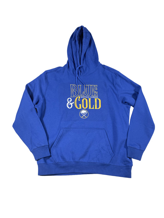 Buffalo Sabres “Blue & Gold” Fanatics Hoodie – Royal Blue (Brand New)