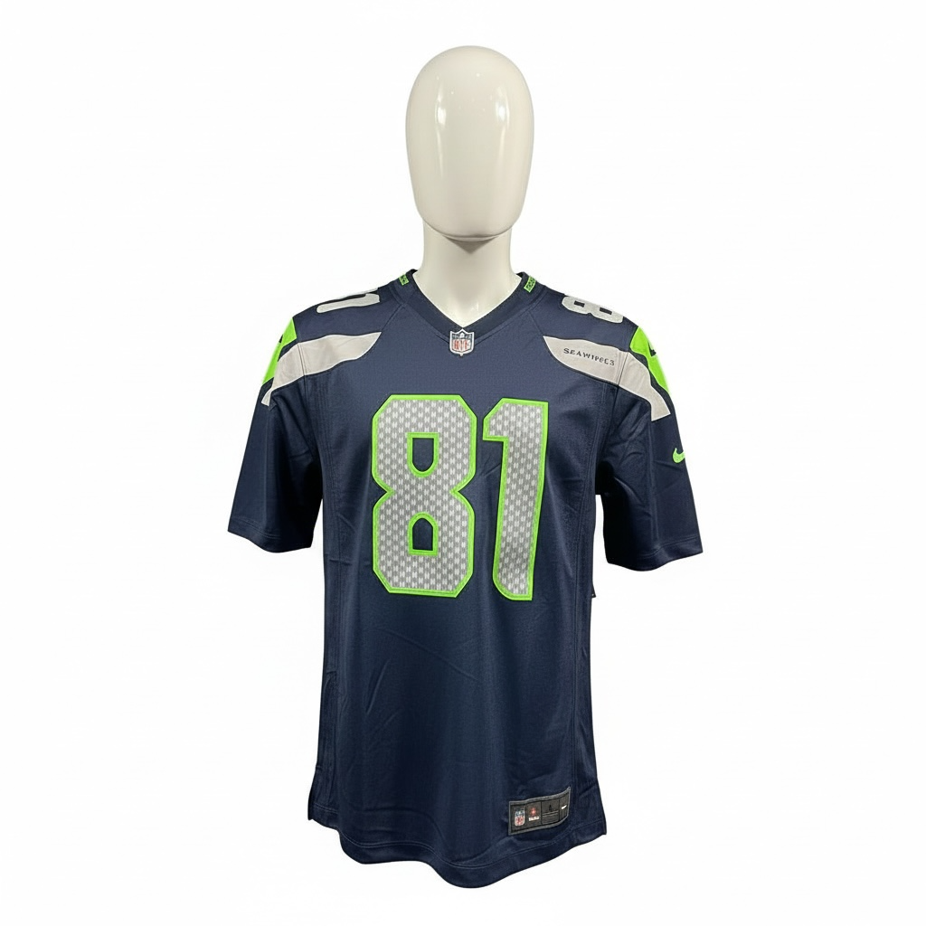 Vintage - Golden Tate #81 Seattle Seahawks NFL Jersey – Navy – Men’s Large