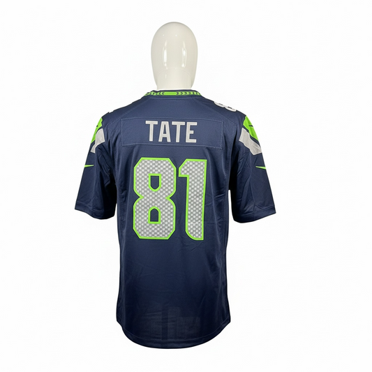 Vintage - Golden Tate #81 Seattle Seahawks NFL Jersey – Navy – Men’s Large