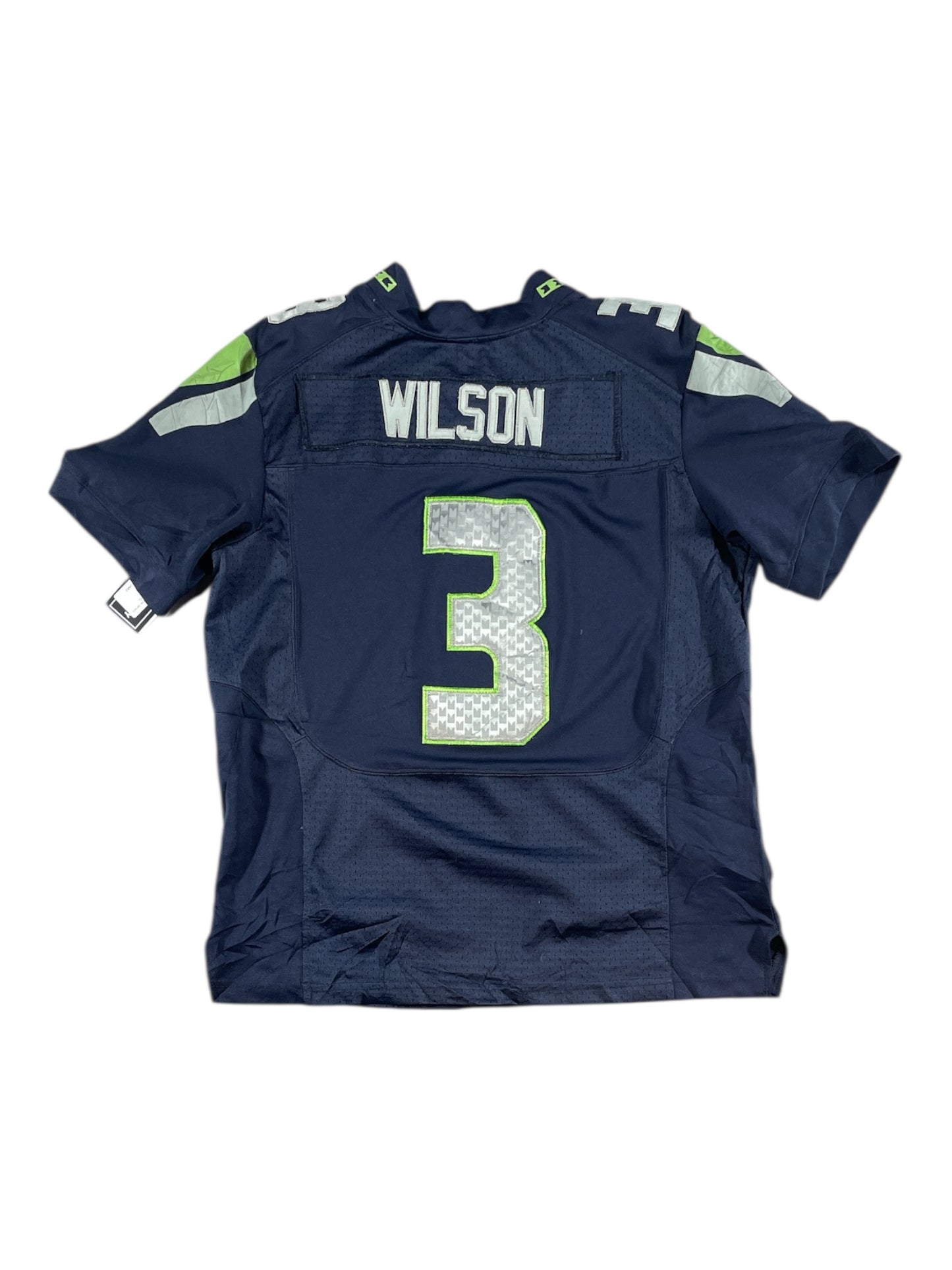 Seattle Seahawks Russell Wilson #3 Youth NFL Jersey – Navy (Youth L/XL)