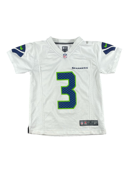 Vintage - Nike Seattle Seahawks Russell Wilson #3 Youth Jersey – White Away - Kids Small