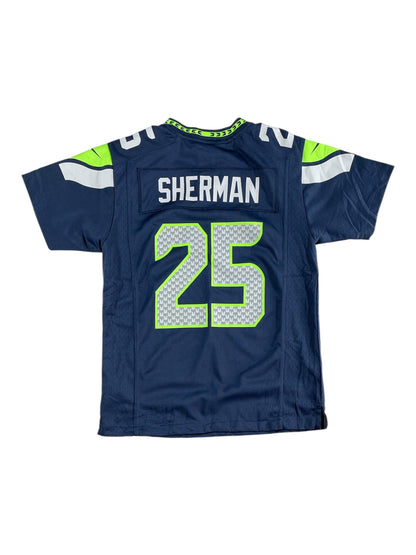 Seattle Seahawks #25 Richard Sherman Nike NFL Jersey – Kids Medium