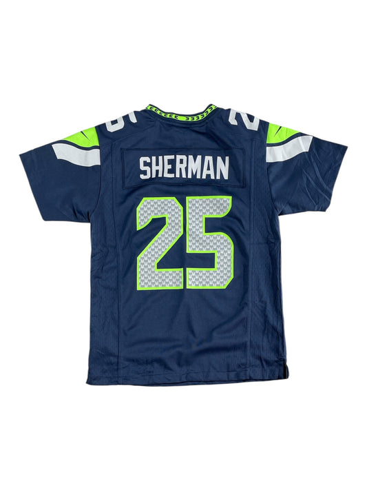 Seattle Seahawks #25 Richard Sherman Nike NFL Jersey – Kids Medium