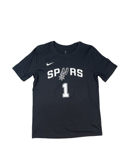 San Antonio Spurs #1 Victor Wembanyama T-Shirt - Teens Large