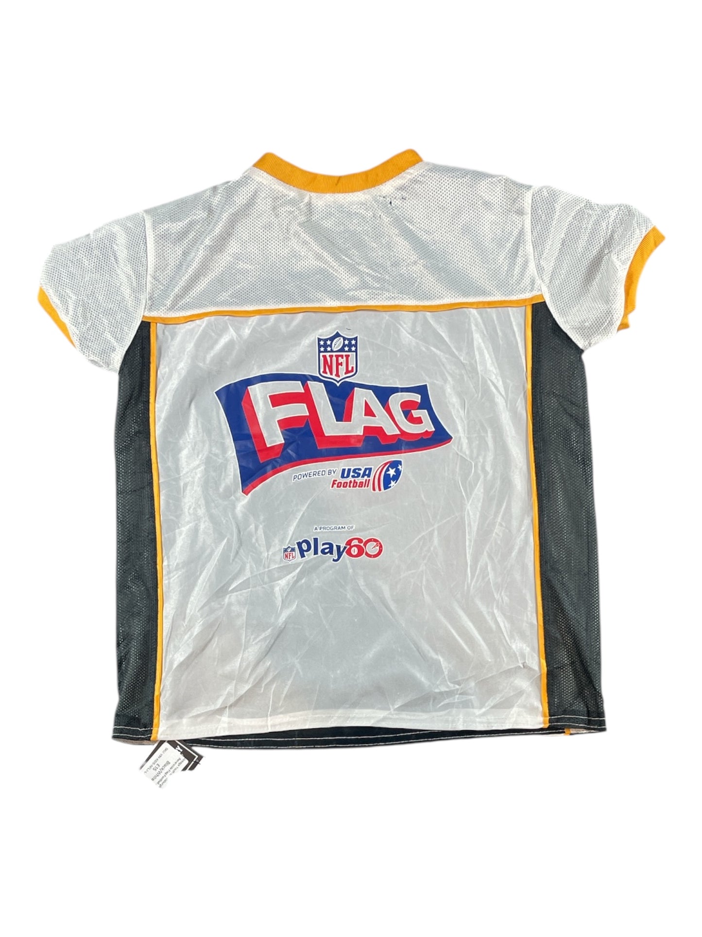 Vintage - Pittsburgh Steelers NFL Flag Reversible Jersey – Kids Large
