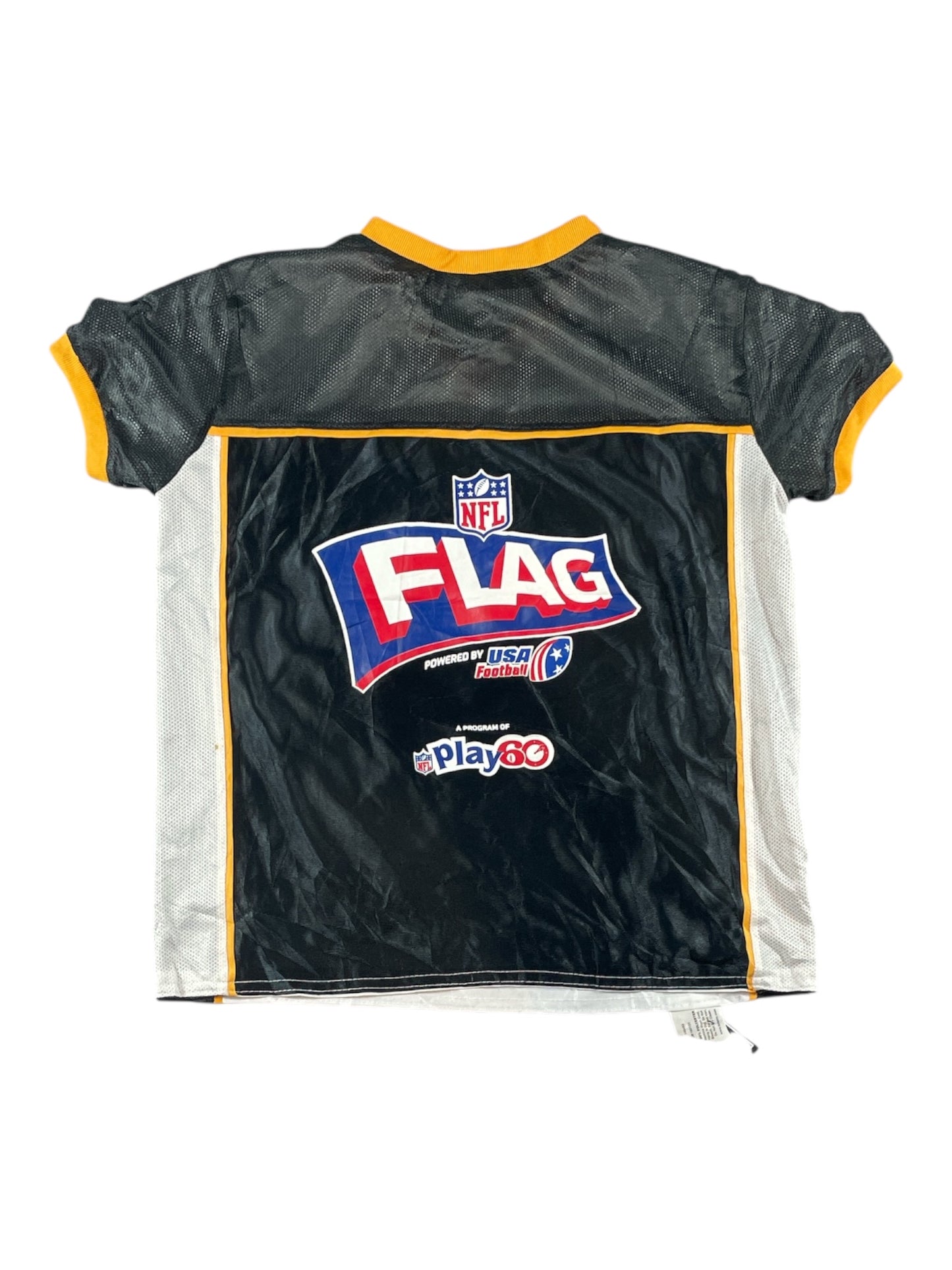 Vintage - Pittsburgh Steelers NFL Flag Reversible Jersey – Kids Large
