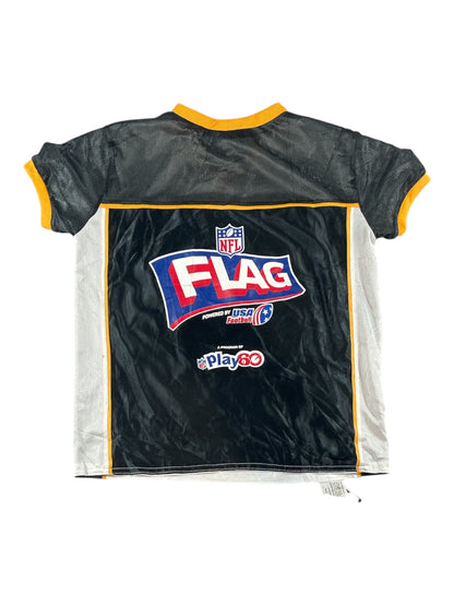 Vintage - Pittsburgh Steelers NFL Flag Reversible Jersey – Kids Large