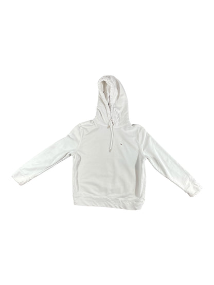 Tommy Hilfiger Flag Logo Hoodie – White – Women’s Medium