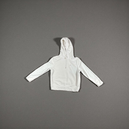 Tommy Hilfiger Flag Logo Hoodie – White – Women’s Medium