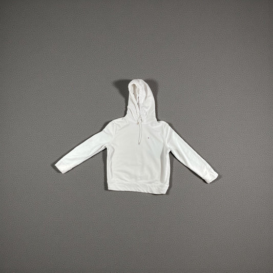 Tommy Hilfiger Flag Logo Hoodie – White – Women’s Medium