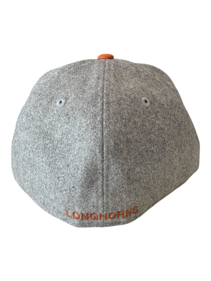 Texas Longhorns New Era 59FIFTY Fitted Cap – Grey & Burnt Orange NCAA Hat 7 3/8