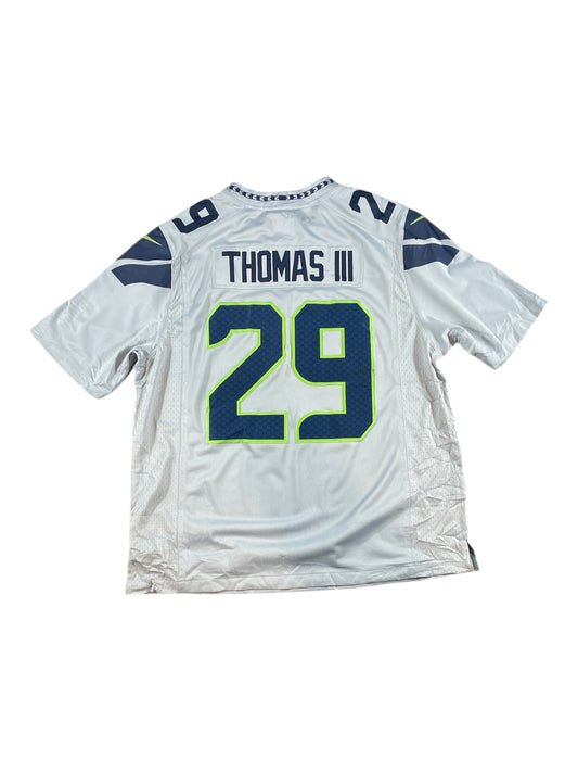 Vintage - Seattle Seahawks Earl Thomas III #29 Nike Elite NFL Away Jersey – White | Stitched