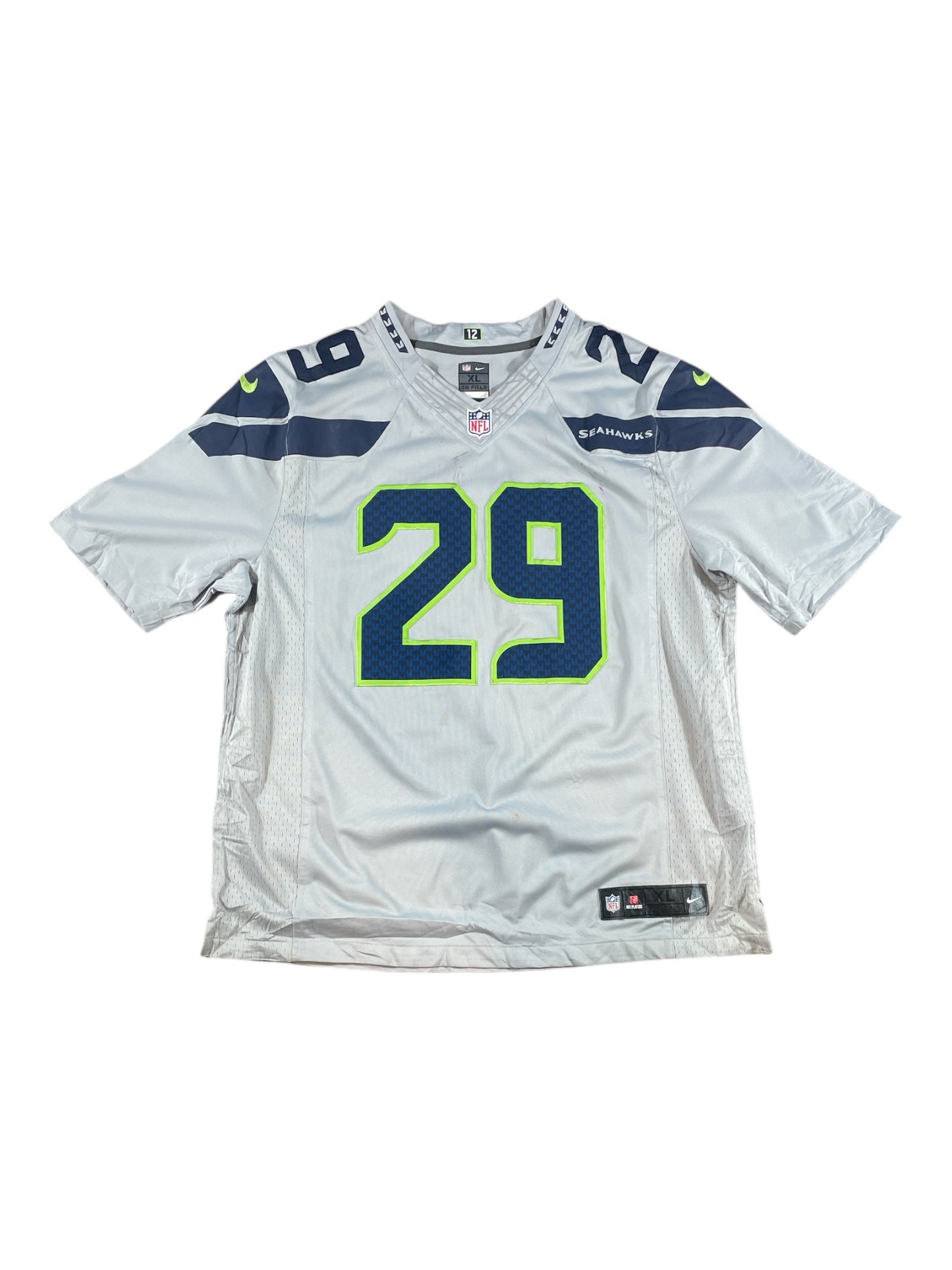 Vintage - Seattle Seahawks Earl Thomas III #29 Nike Elite NFL Away Jersey – White | Stitched