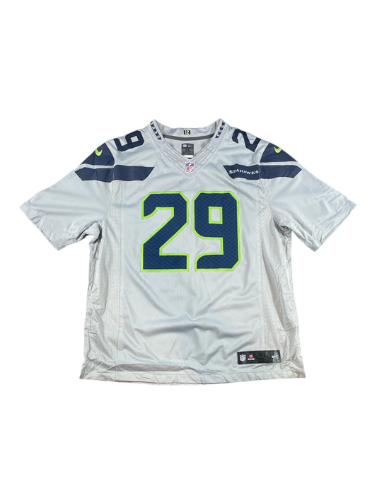 Vintage - Seattle Seahawks Earl Thomas III #29 Nike Elite NFL Away Jersey – White | Stitched