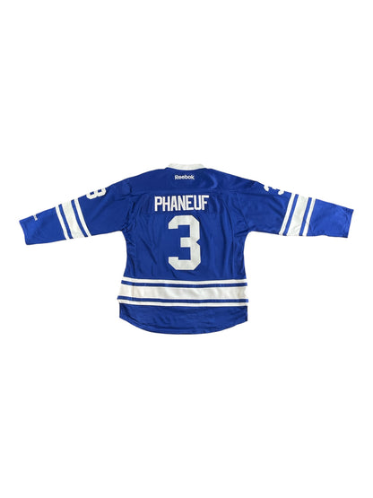 Vintage - Reebok Toronto Maple Leafs Dion Phaneuf #3 NHL Jersey – Men’s Large – Blue Home Ice Hockey Shirt – Captain C – Official Licensed