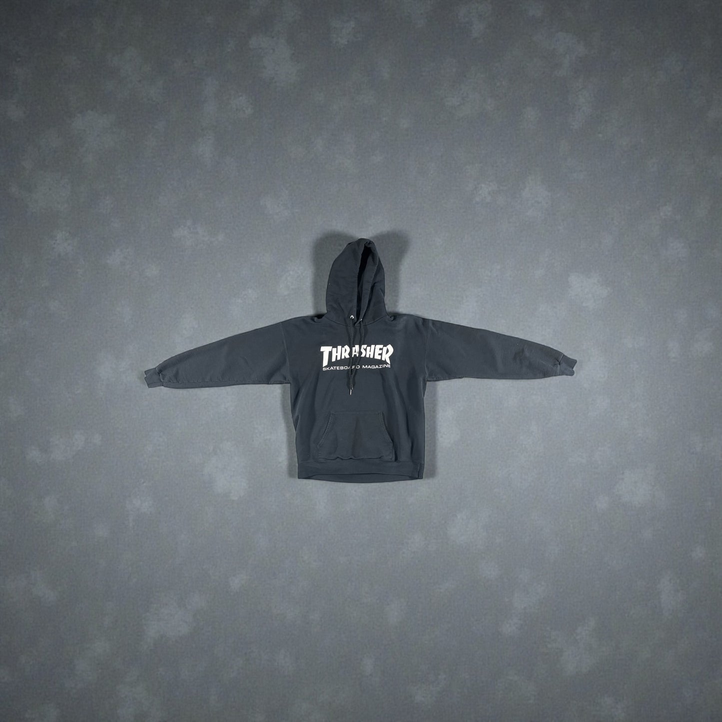 Vintage - Thrasher Skateboard Magazine Hoodie – Black – Men’s Medium