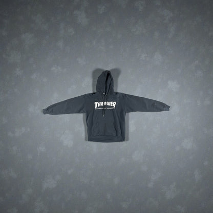 Vintage - Thrasher Skateboard Magazine Hoodie – Black – Men’s Medium