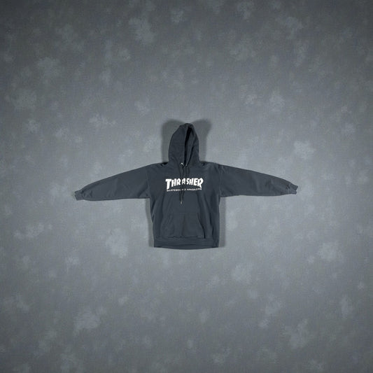 Vintage - Thrasher Skateboard Magazine Hoodie – Black – Men’s Medium