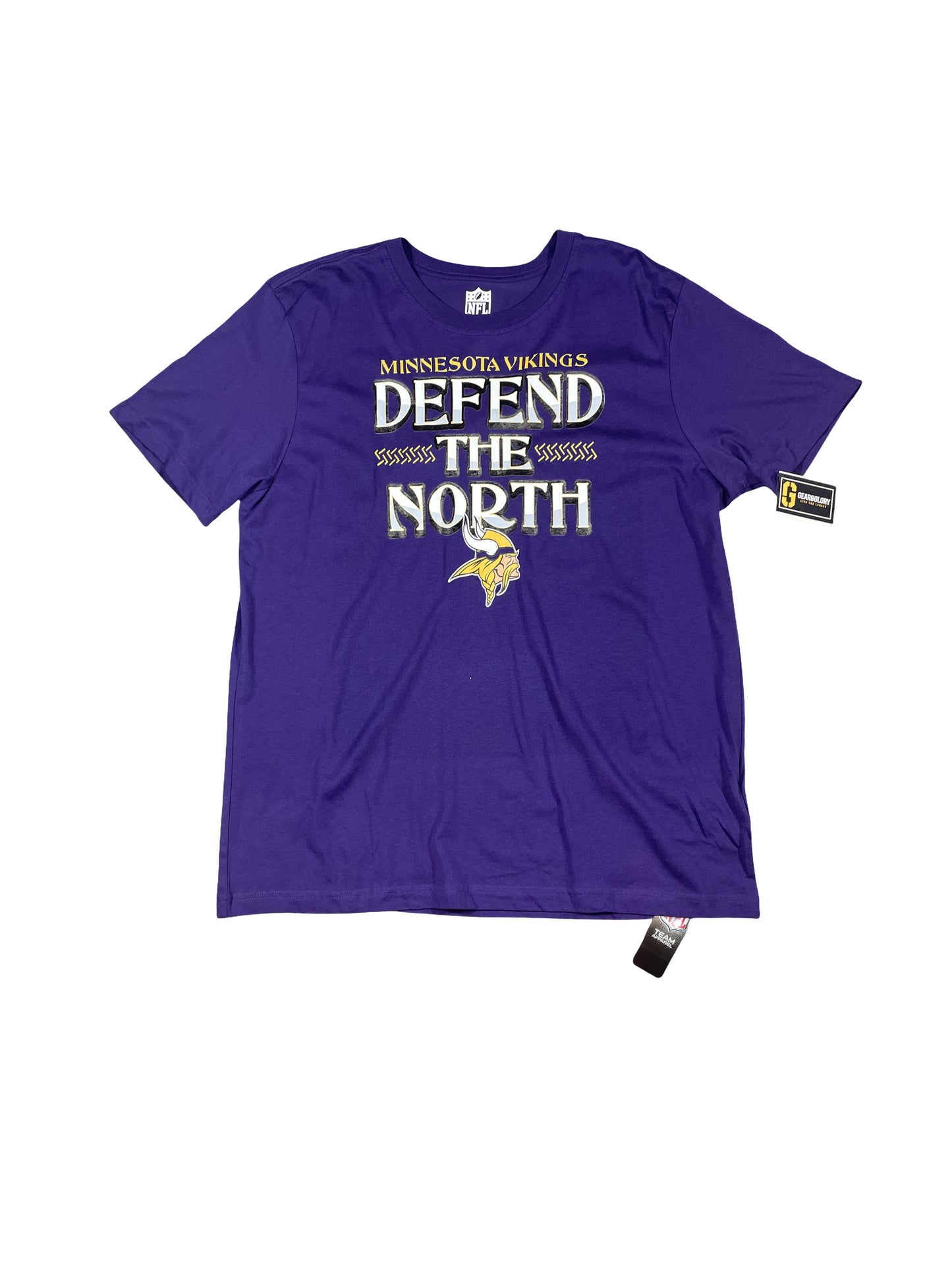 New Minnesota Vikings NFL Team Apparel T-Shirt - Purple - Men’s XL