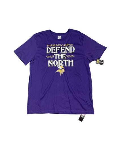 New Minnesota Vikings NFL Team Apparel T-Shirt - Purple - Men’s XL