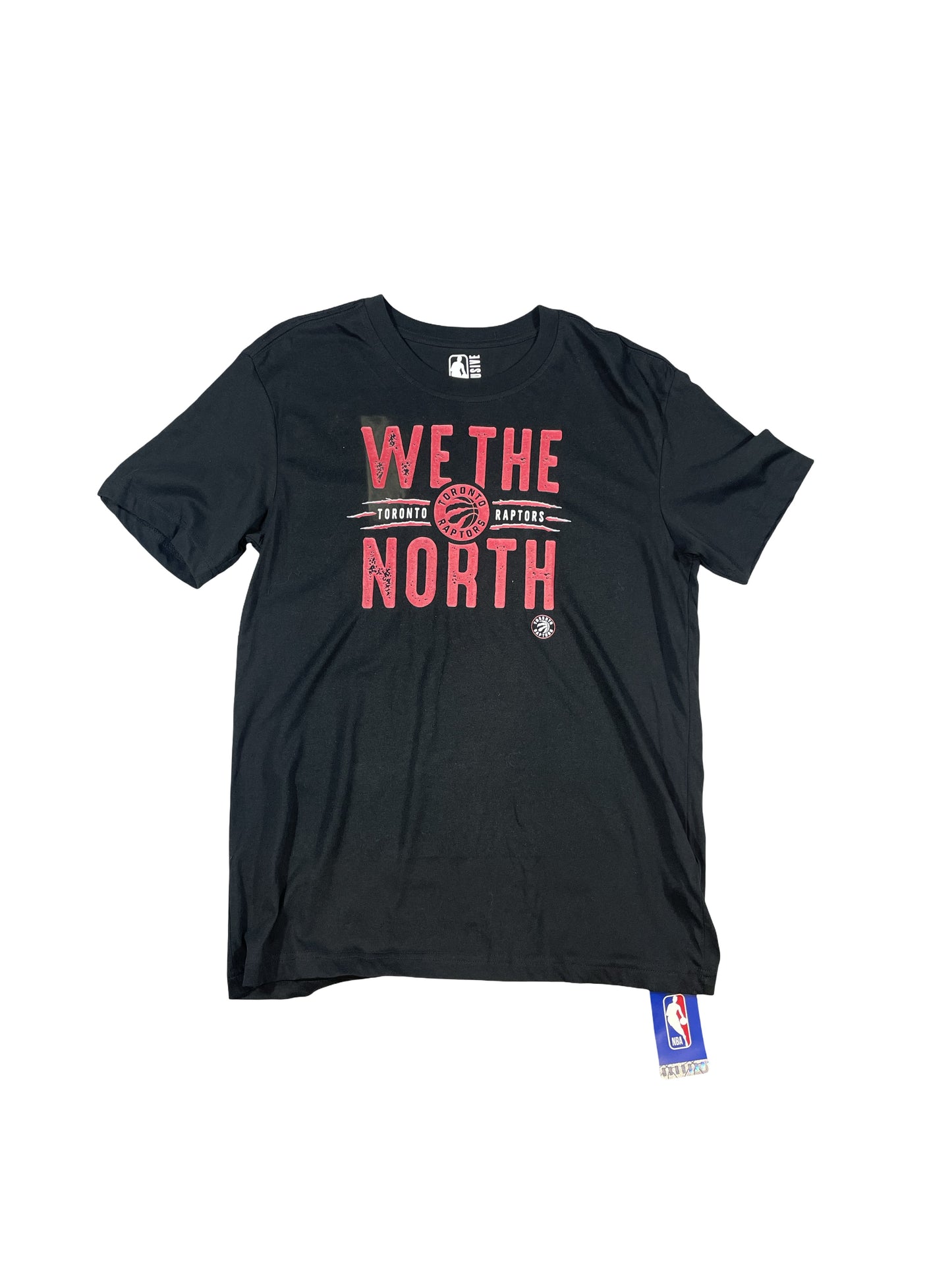 Official NBA Toronto Raptors "We The North" T-Shirt - Black - Teen Large (Fits Men's XS)