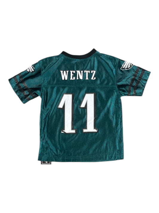 Vintage - Philadelphia Eagles Carson Wentz #11 Youth NFL Jersey – Green (Kids 5-6)